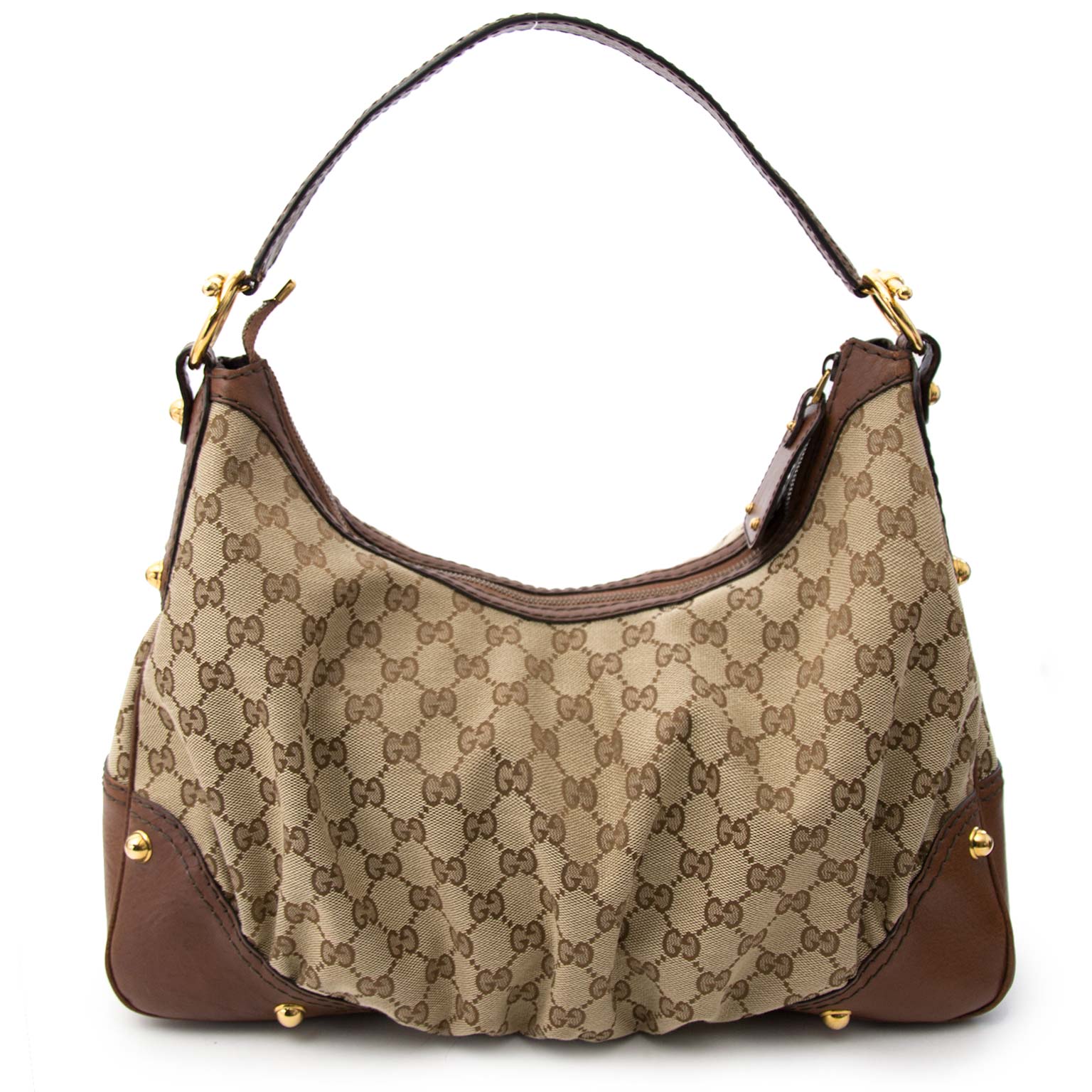 Sac bandoulière Gucci Monogram et cuir