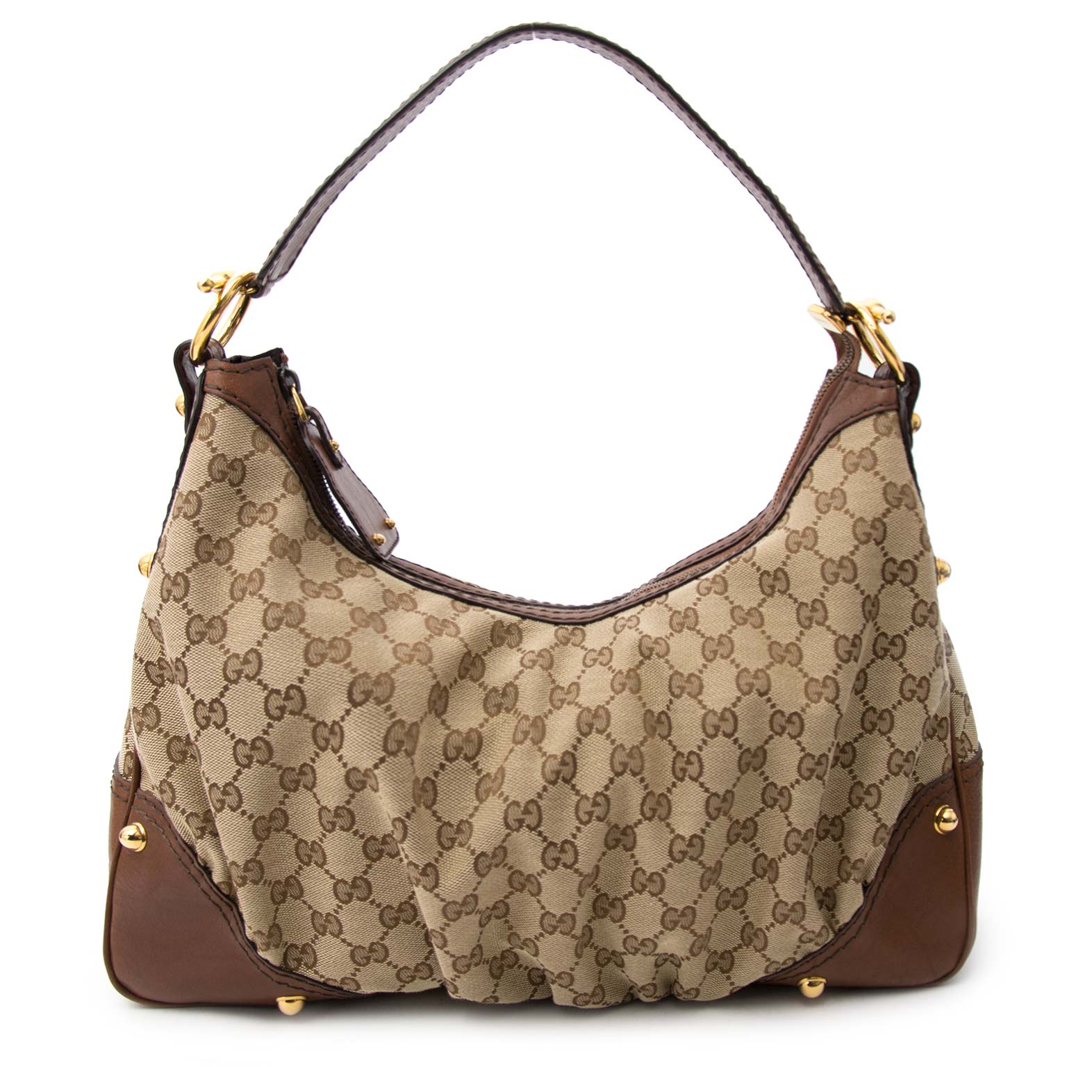 Sac bandoulière Gucci Monogram et cuir