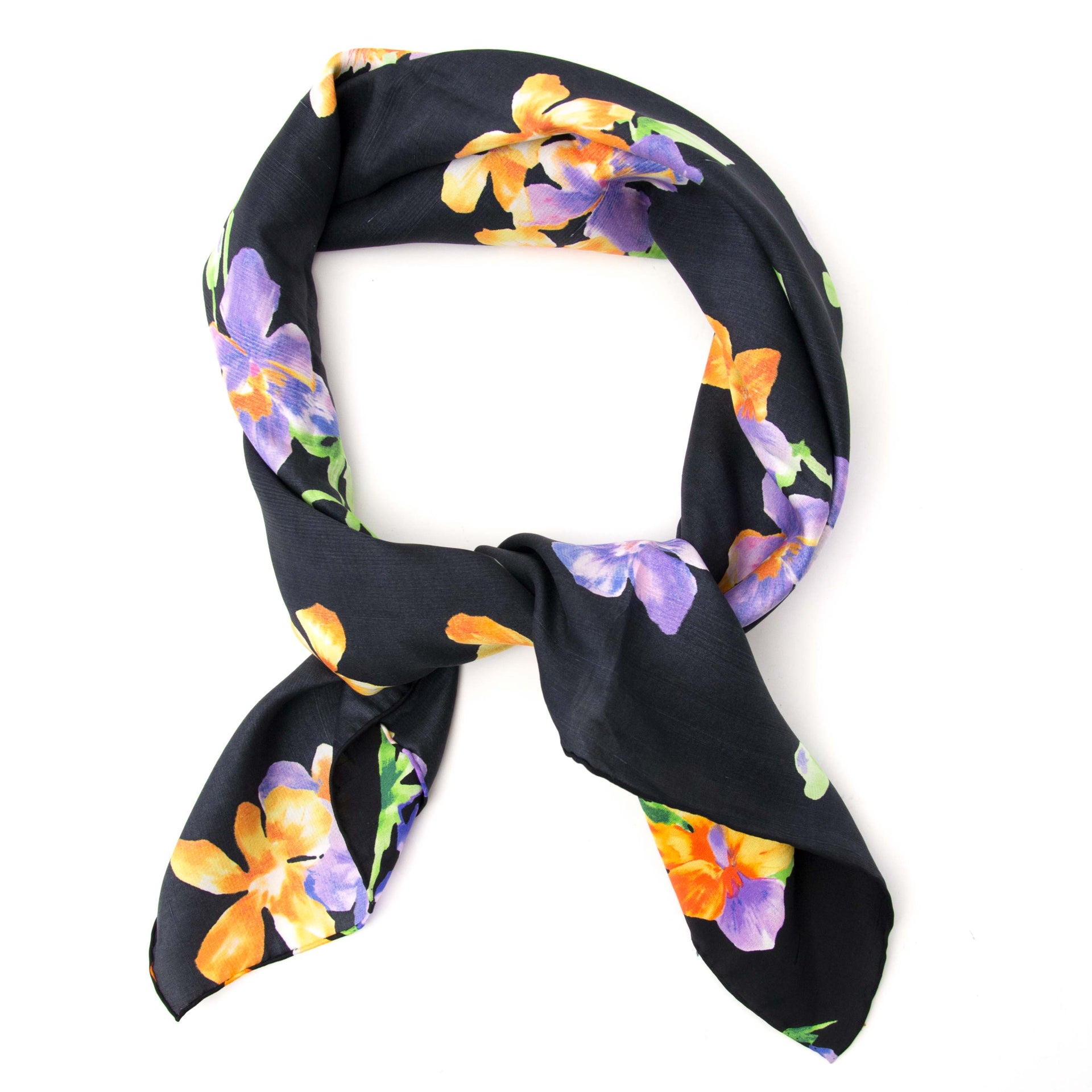 Gucci Carré Silk Flower Scarf