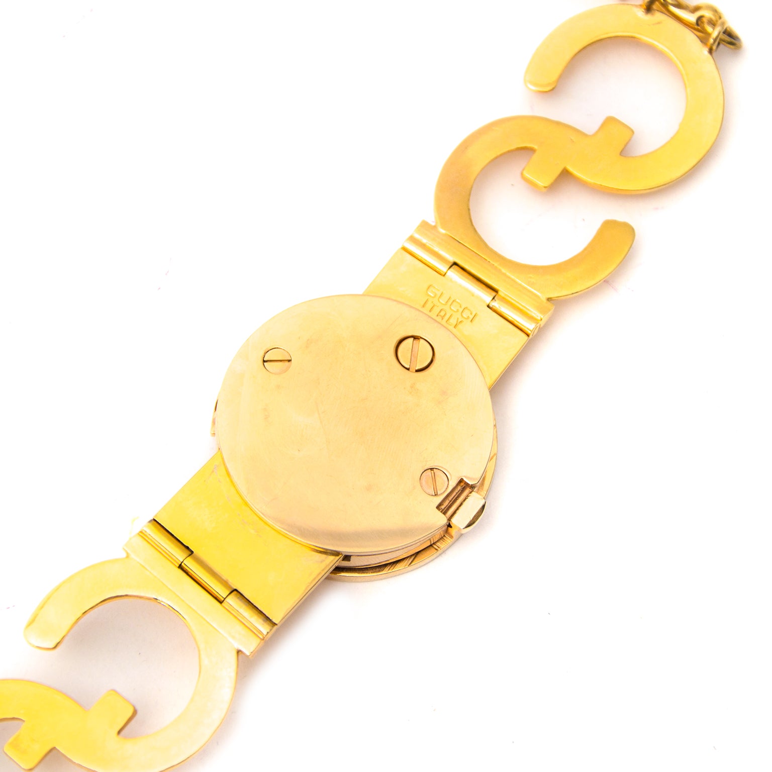 Vintage Gucci Chain Belt With GG Logo shop safe online secondhand