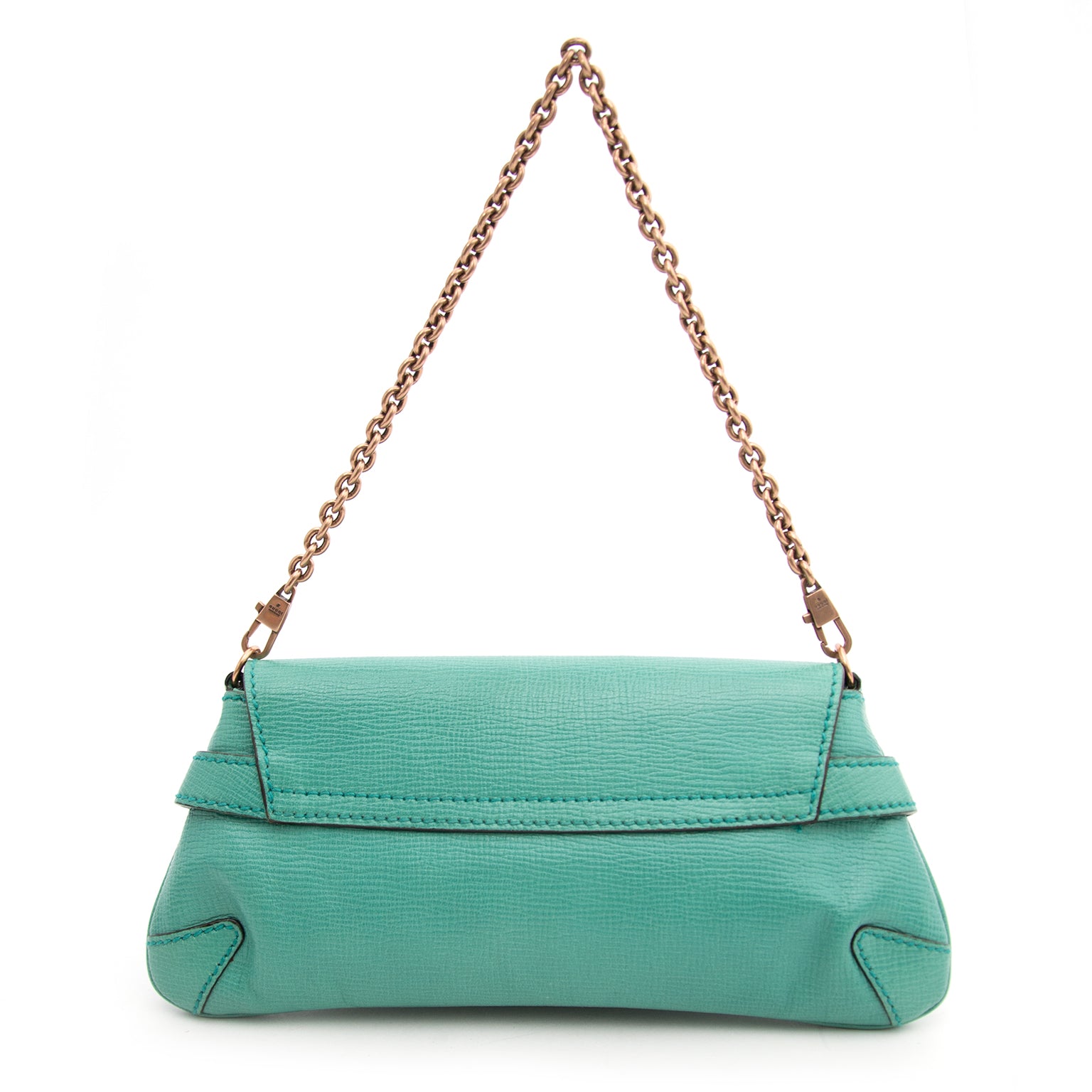 Gucci Green Horsebit Clutch secondhand authentic luxury online at the best price