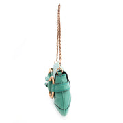 opzoek naar een tweedehands merk handtas ? Gucci Green Horsebit Clutch