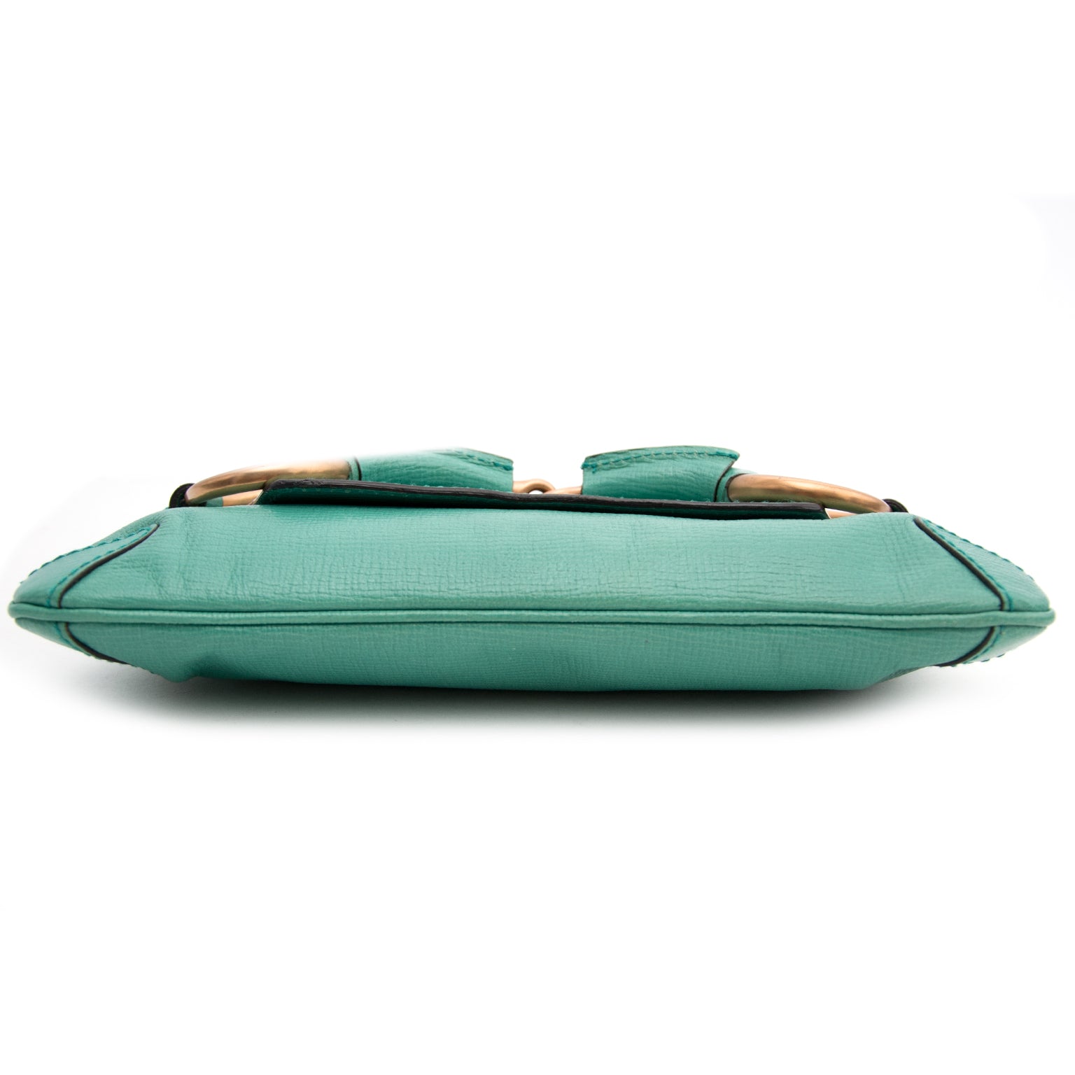 acheter en ligne comme neuf sac a main Gucci Green Horsebit Clutch