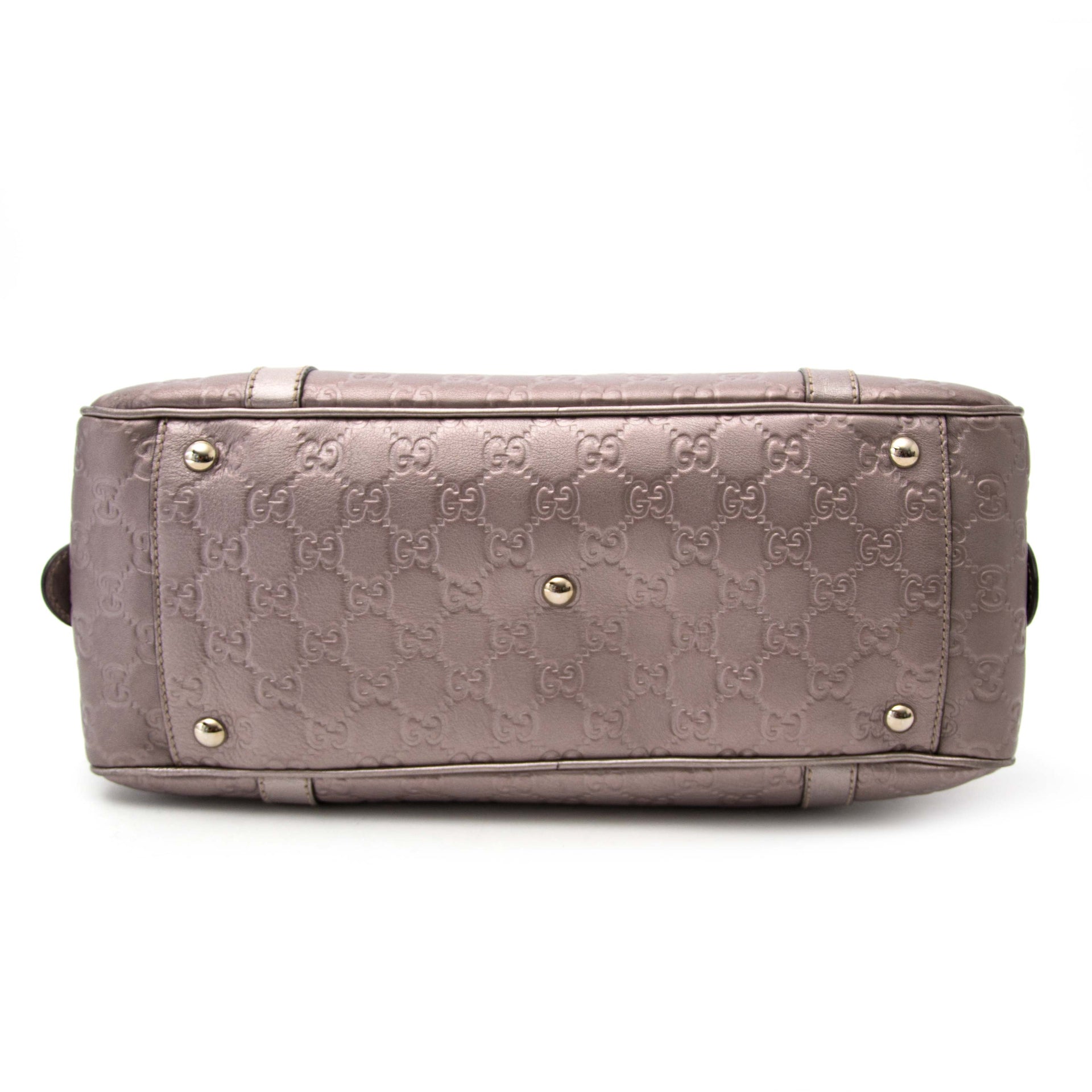Acheter votre sac Gucci Guccisima Metallic Rose Bowling Bag