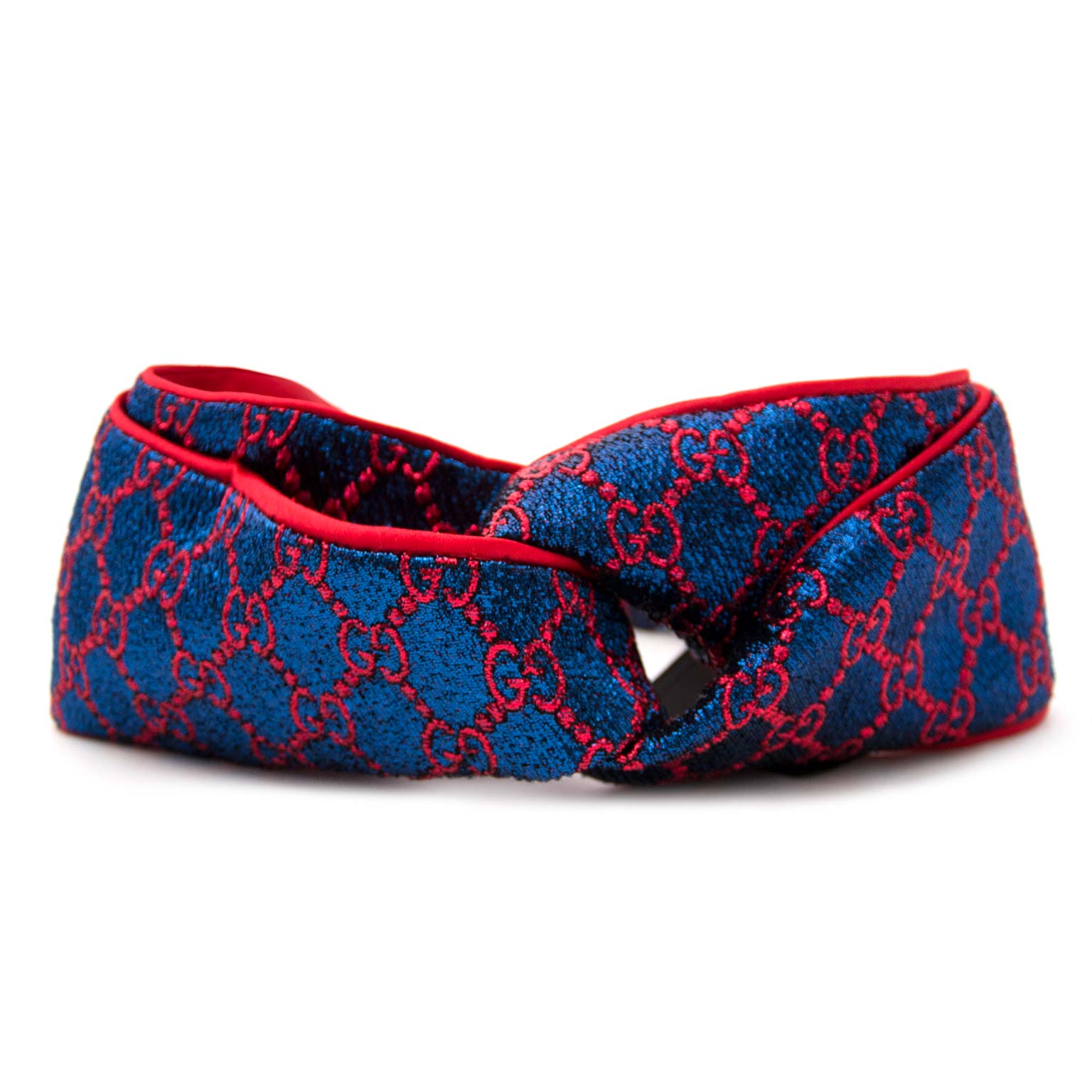 gucci gg supreme glitter jacquard headband now online at labellov.com for the best price