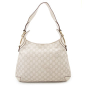 Koop veilig online bij labellov.com tegen de beste prijs gucci creme kleurige horsebit schoudertas