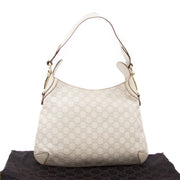 buy safe and secure online at labellov.com for the best price gucci cream monogram horsebit bag