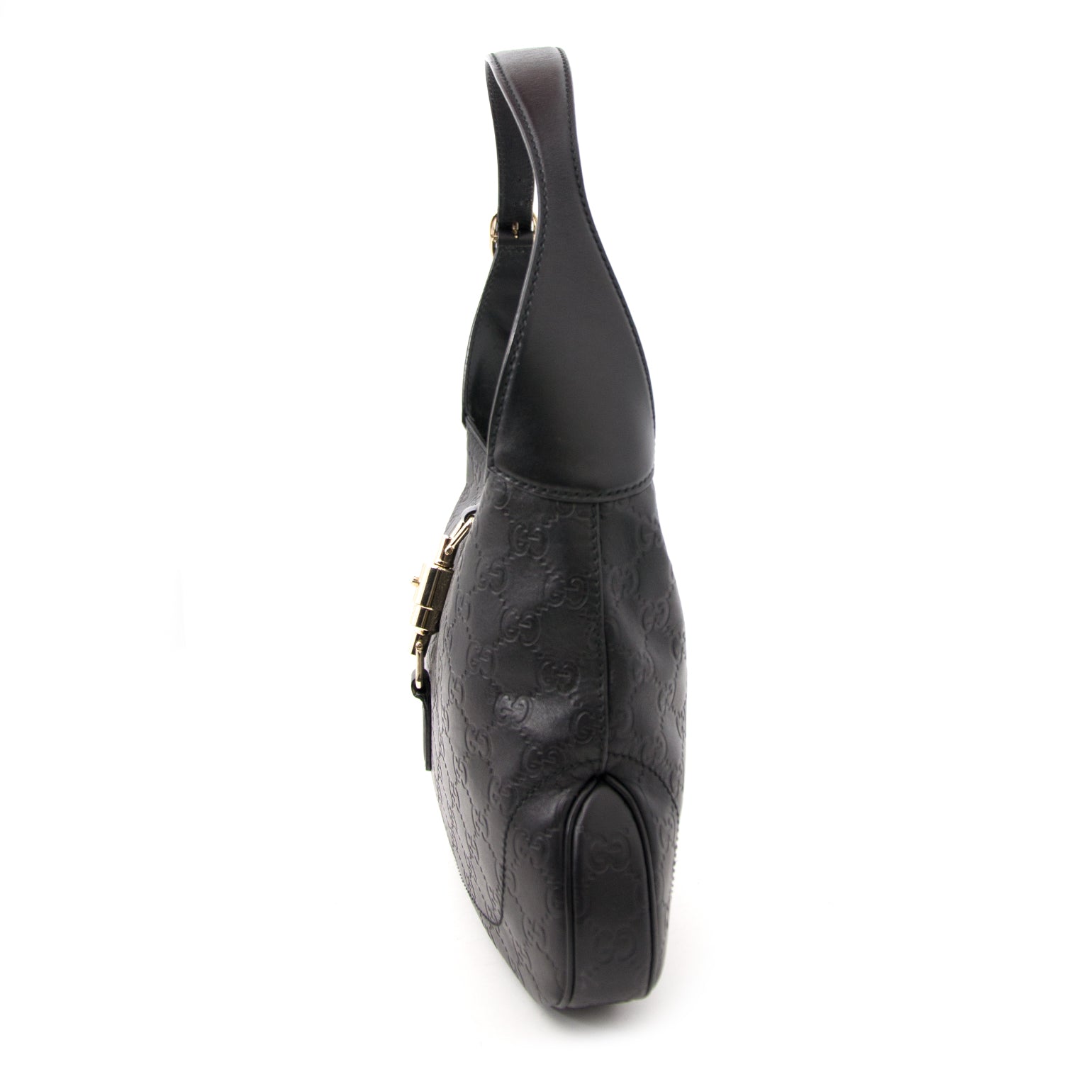 koop veilig online aan de beste prijs tweedehands Gucci Brown Jackie Leather Shoulder Bag