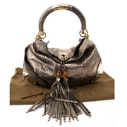 acheter en ligne pour le meilleur prix seconde main Gucci Metallic Python Babouska Indy Bag