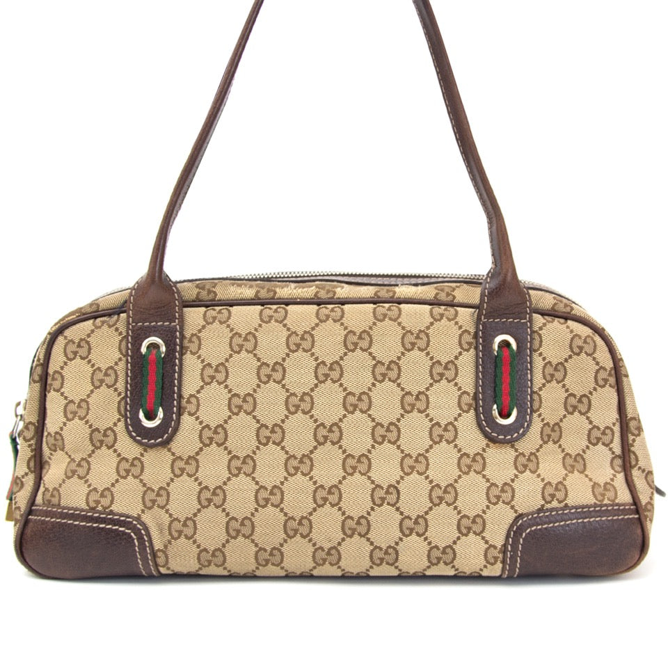 Gucci Bruine Monogram Schoudertas