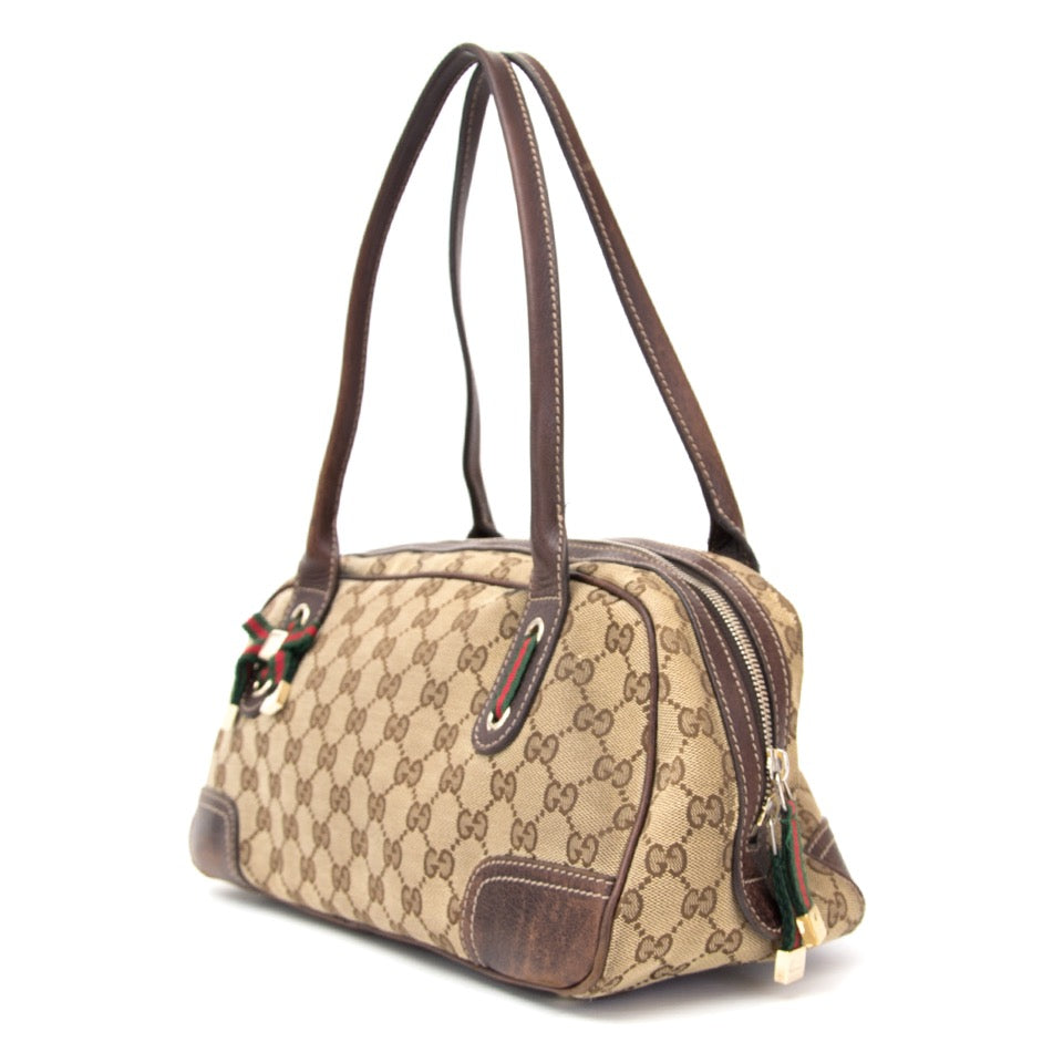 Gucci Bruine Monogram Schoudertas