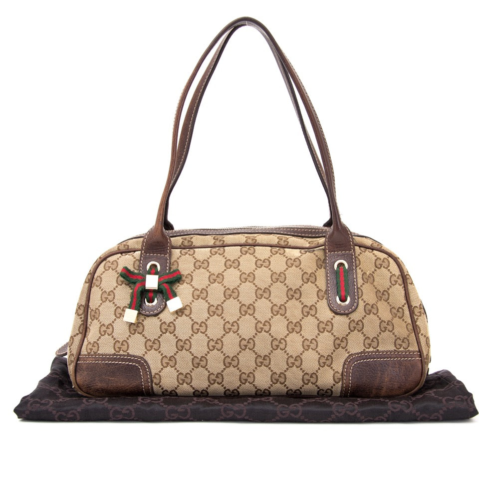 Gucci Bruine Monogram Schoudertas