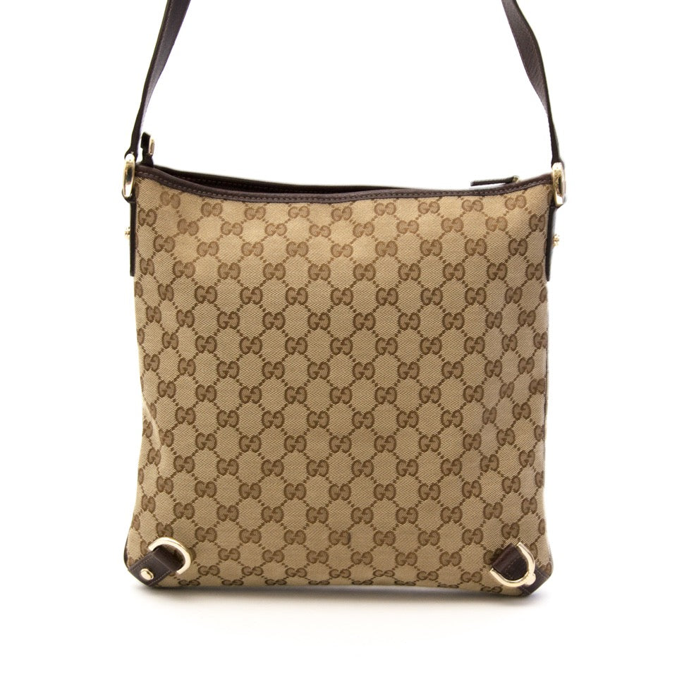 Gucci Monogram Canvas Shoulder Bag for sale for the best price online only at labellov