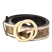 gucci monogram interlocking g belt now for sale at labellov vintage fashion webshop belgium