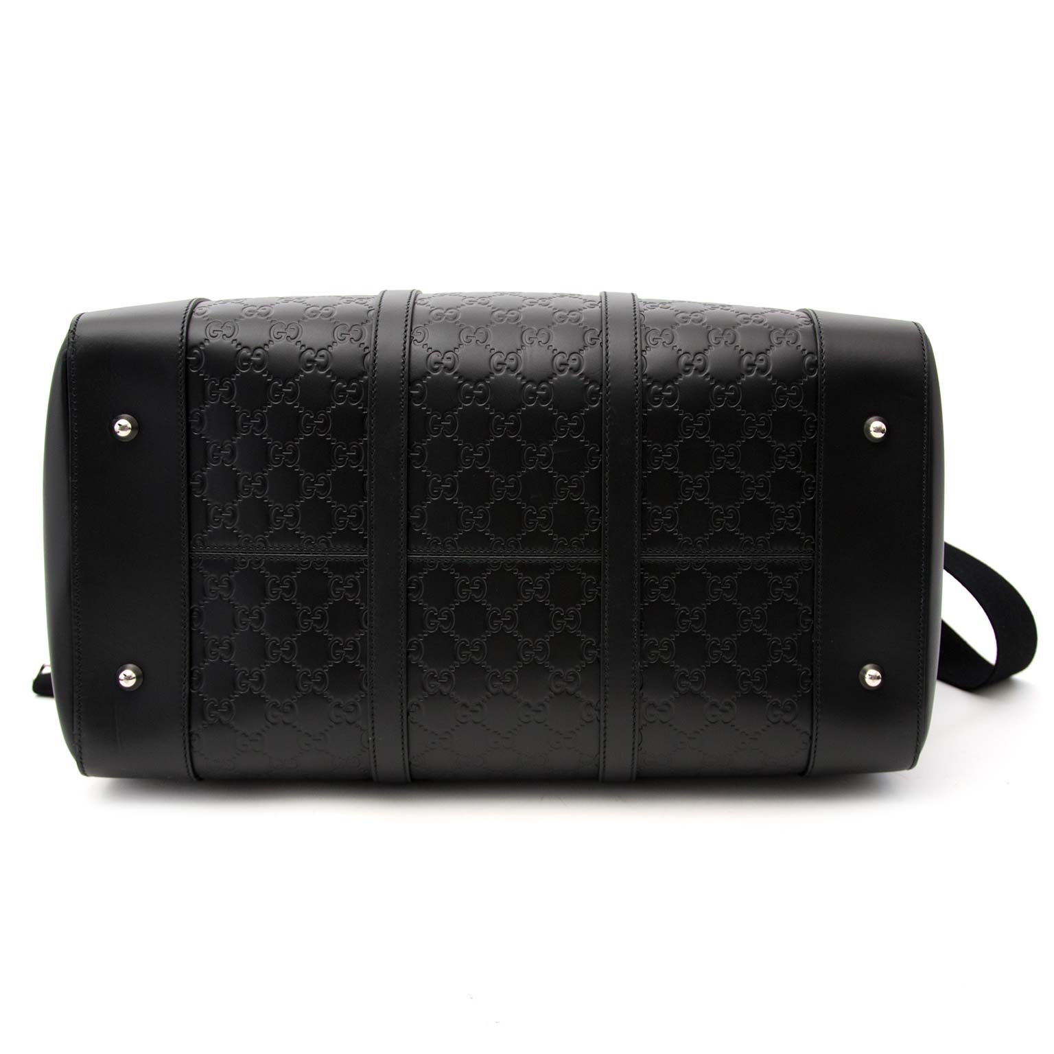 acheter en ligne pour le meilleur prix seconde main comme neuf 100% authentic Gucci Signature leather duffle Weekender