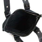 Gucci Black Monogram Fabric Webb Shopper Tote