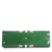 Gucci Monogram Green Top Handle Bag