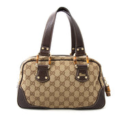 gucci bamboo monogram canvas bag now online for the best price at labellov.com
