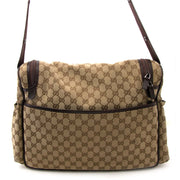 Gucci Monogram Diaper Bag Buy authentic designer Gucci secondhand bags at Labellov at the best price. Safe and secure shopping. Koop tweedehands authentieke Gucci tassen bij designer webwinkel labellov.