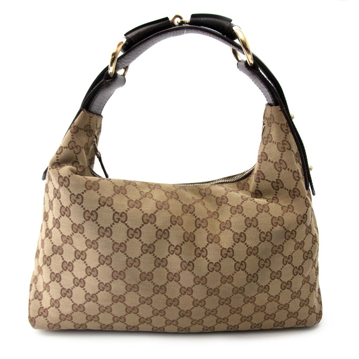 Achetez un authentique Gucci sac de main en monogramme pour le bon prix chez LabelLOV.