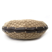 comme neuf sac a main Gucci Monogram Fabric Hobo Bag