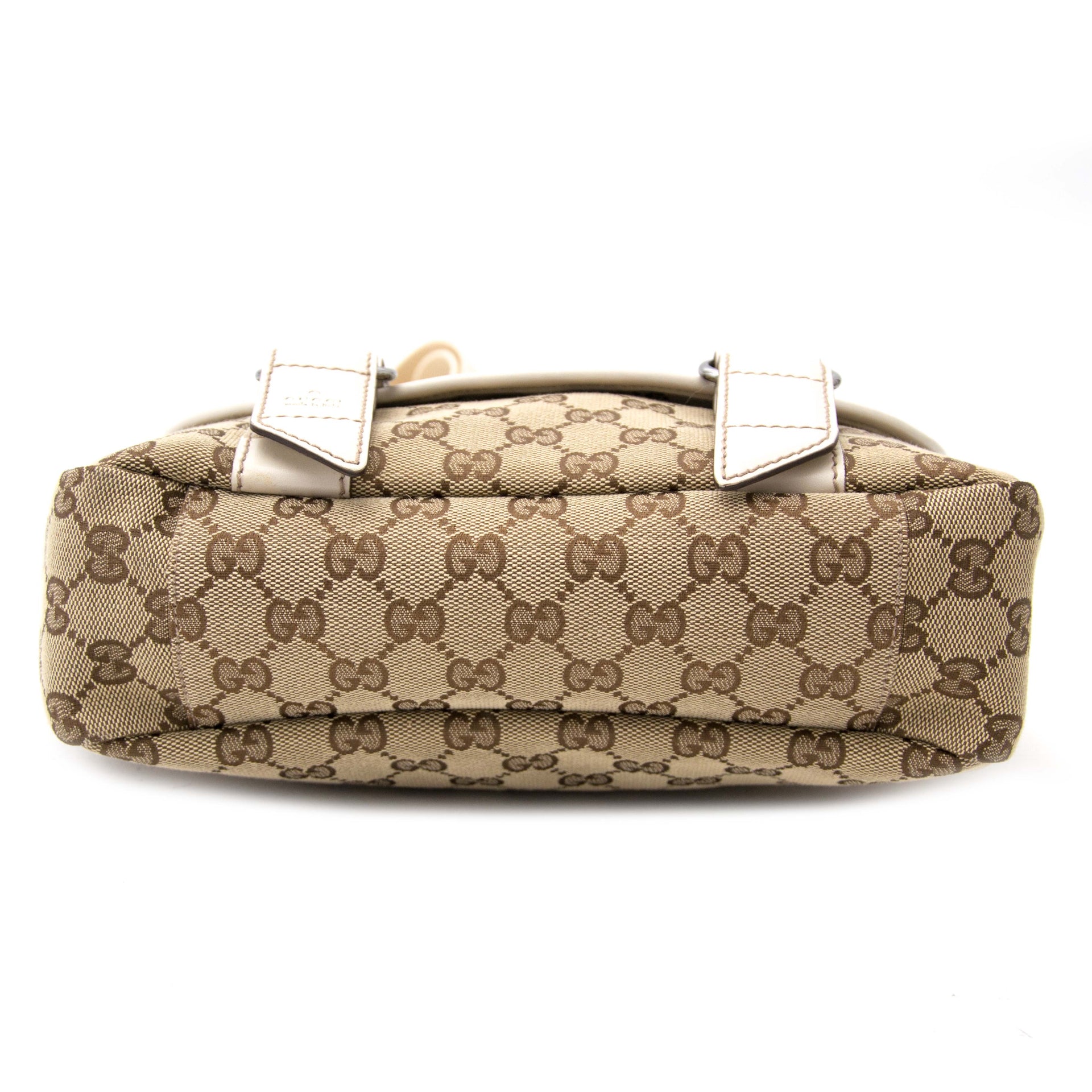 Gucci Monogram Messenger Bag White