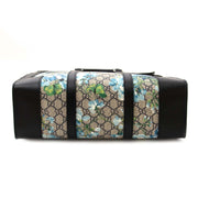 acheter en ligne seconde main Gucci Supreme Monogram Blooms Print Tote Blue