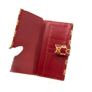 Koop een tweedehands Gucci Red Monogram Heart Wallet online