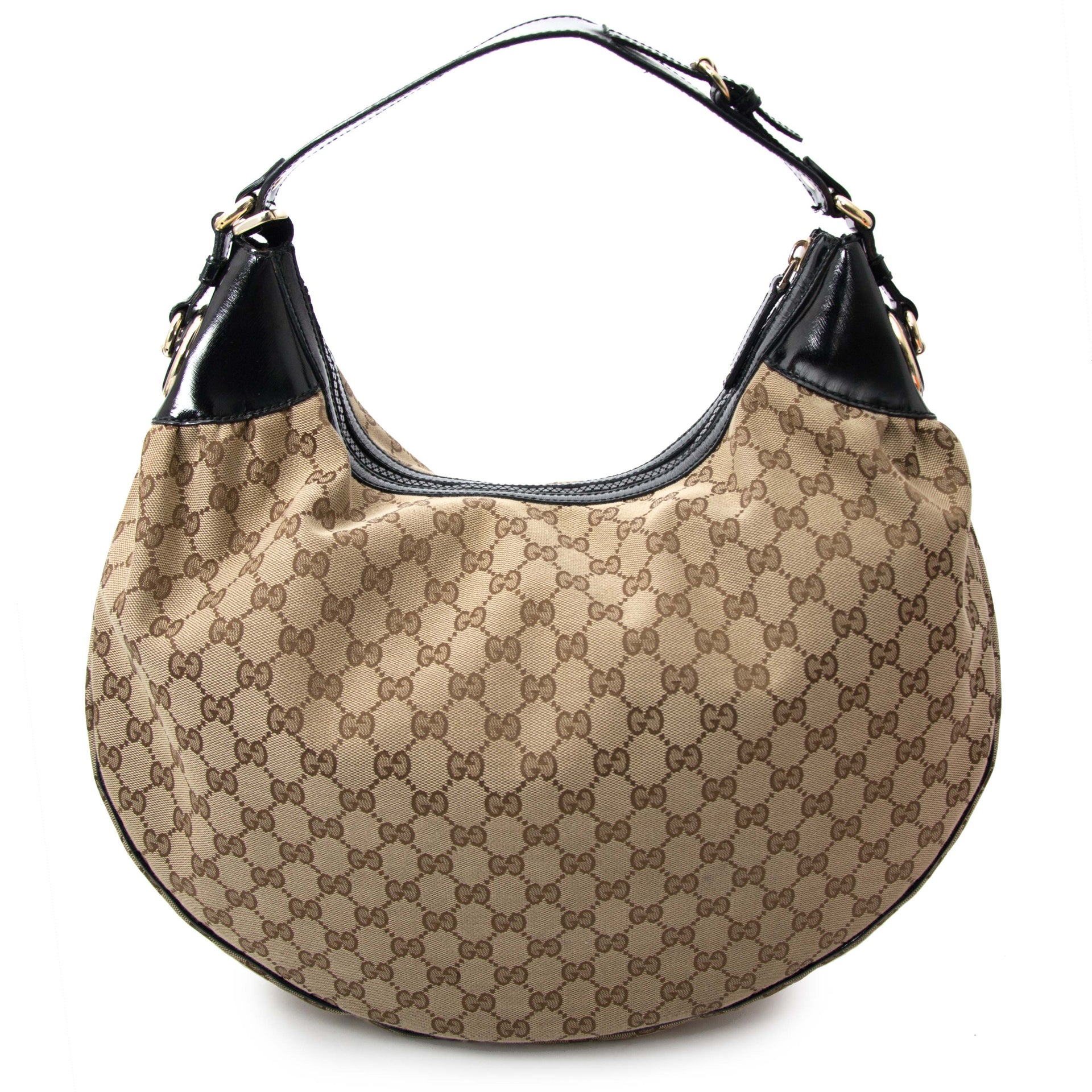 Bent u op zoek naar een authentieke designer handtas Gucci Monogram Hobo Bag?