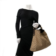 Are you looking for your secondhand designer items Gucci Brown Monogram Horsebit Bag
