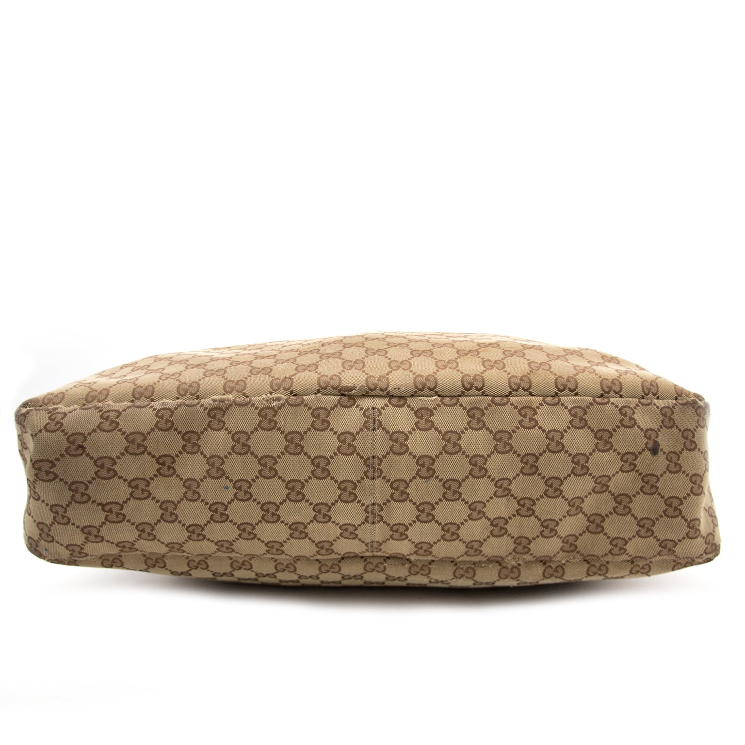 Bent u op zoek naar een authentieke Gucci Brown Monogram Horsebit handtas? Koop uw handtas vandaag.