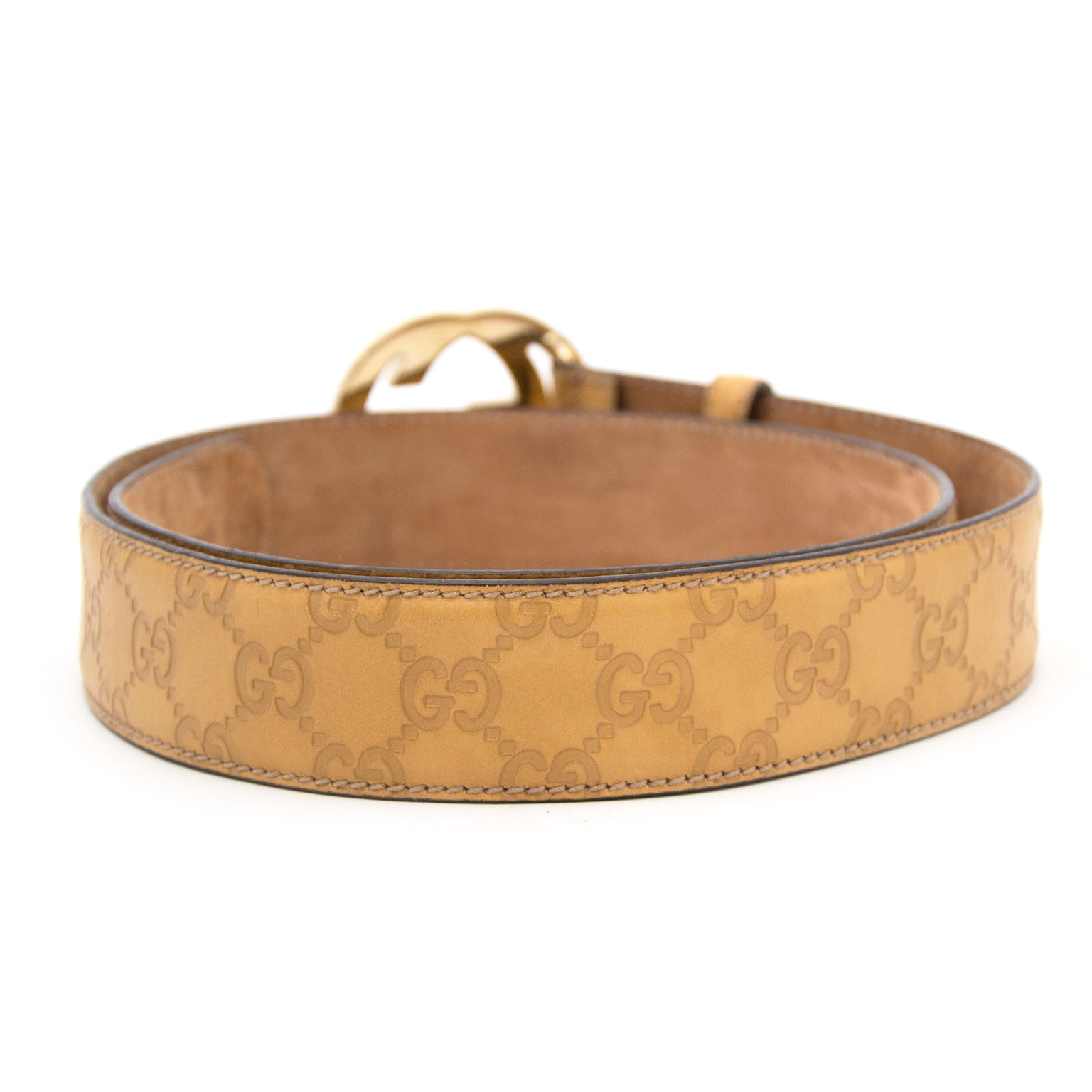 Looking for a Gucci Beige Guccissima Belt - Size:95?