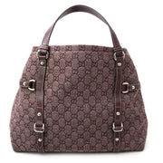 Acheter secur en ligne Gucci Monogram Tweed Monogram Plum Shopper