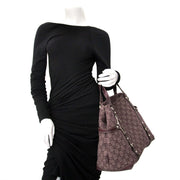 Gucci Monogram Tweed Monogram Plum Shopper te koop in Antwerpen