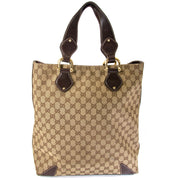 Gucci Canvas Monogram Shopper Tote