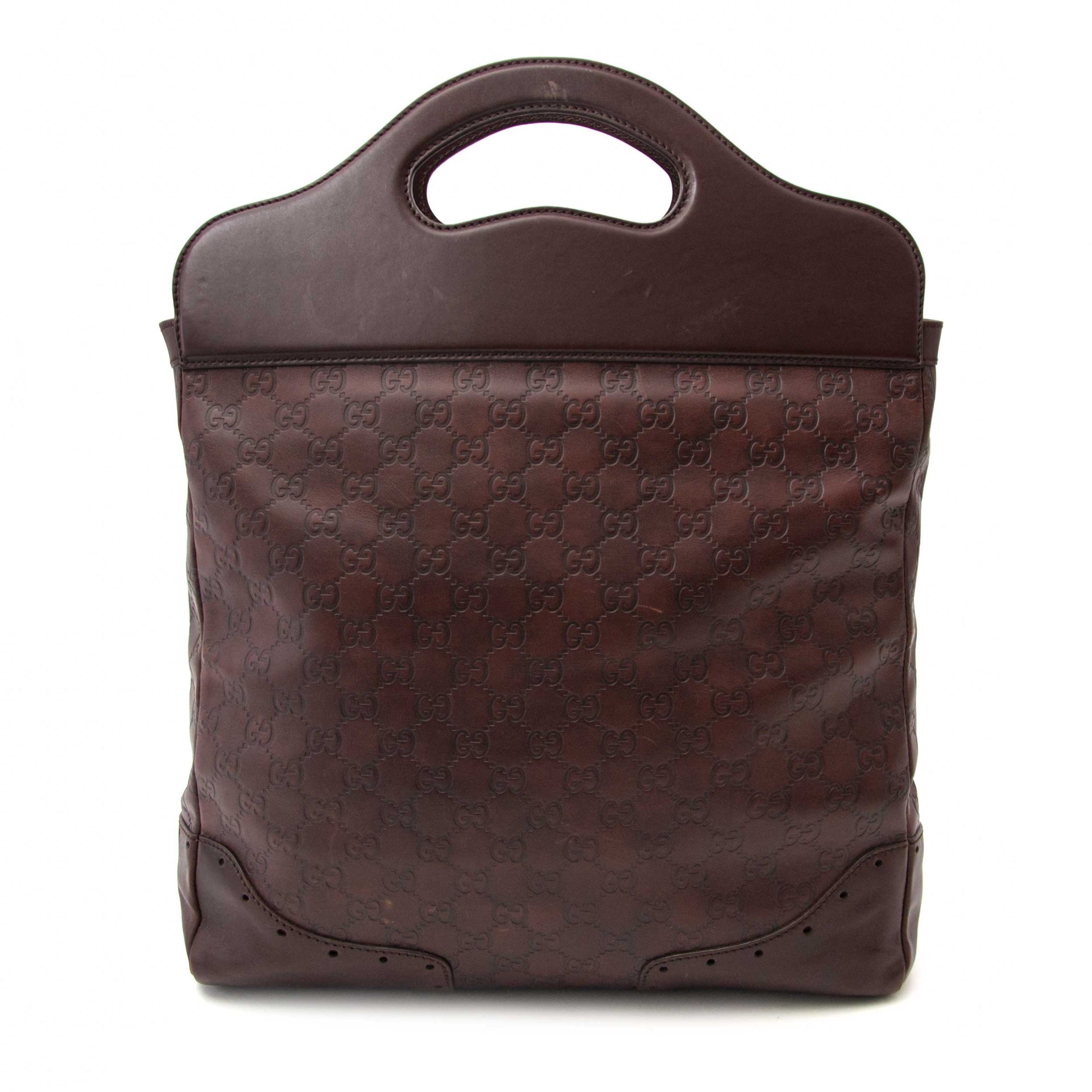 shop online your designer Gucci Monogram Supreme Brown Bag at the best price
