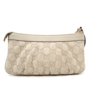 Crème Coloré Gucci Guccissima Clutch En Cuir en ligne pour le meilleur prix.