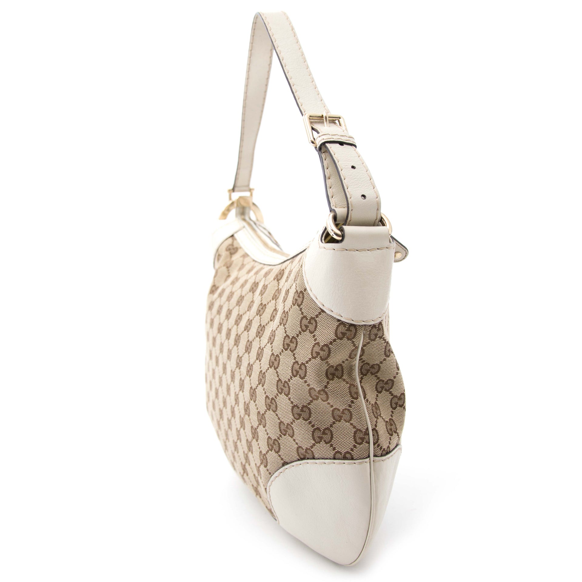Koop en verkoop uw Gucci Beige Monogram Shoulder Bag