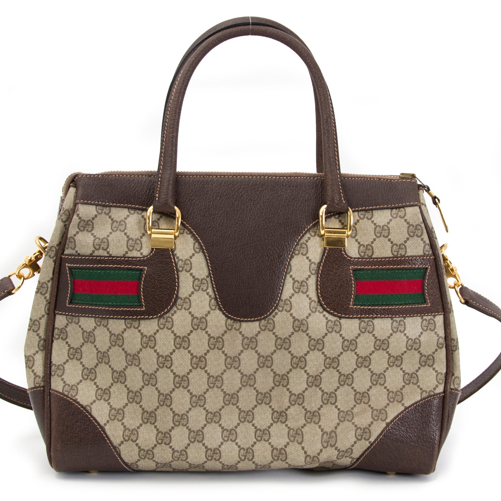 Koop nu veilig online jouw tweedehands Gucci Vintage Monogram Canvas Bag op labellov.com