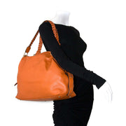gucci orange 'bamboo bar' shoulder bag at labellov vintage fashion webshop belgium