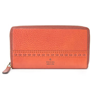 Bright orange Gucci Zip Around Wallet brand new and in perfect condition for sale online at Labellov