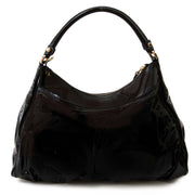 gucci abbey patent black shoulder bag now for sale at labellov vintage fashion webshop belgium