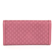gucci interlocking g monogram pink continental wallet now for sale at labellov vintage fashion webshop belgium