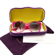 Gucci Pink Glitter Sunglasses for sale online at Labellov