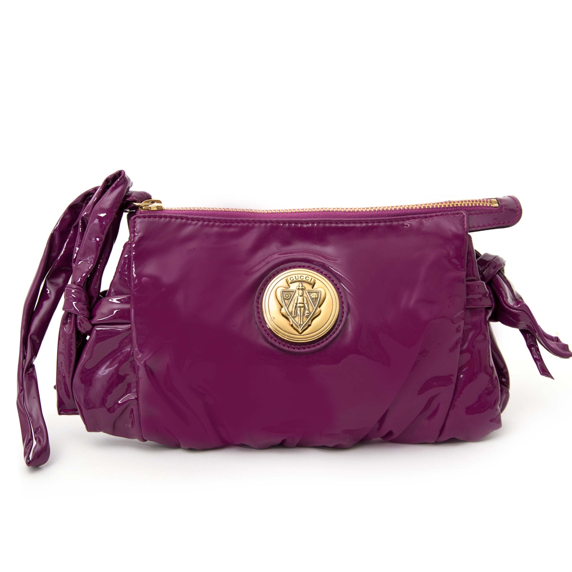 Authentic secondhand Gucci clutch purple at Labellov
