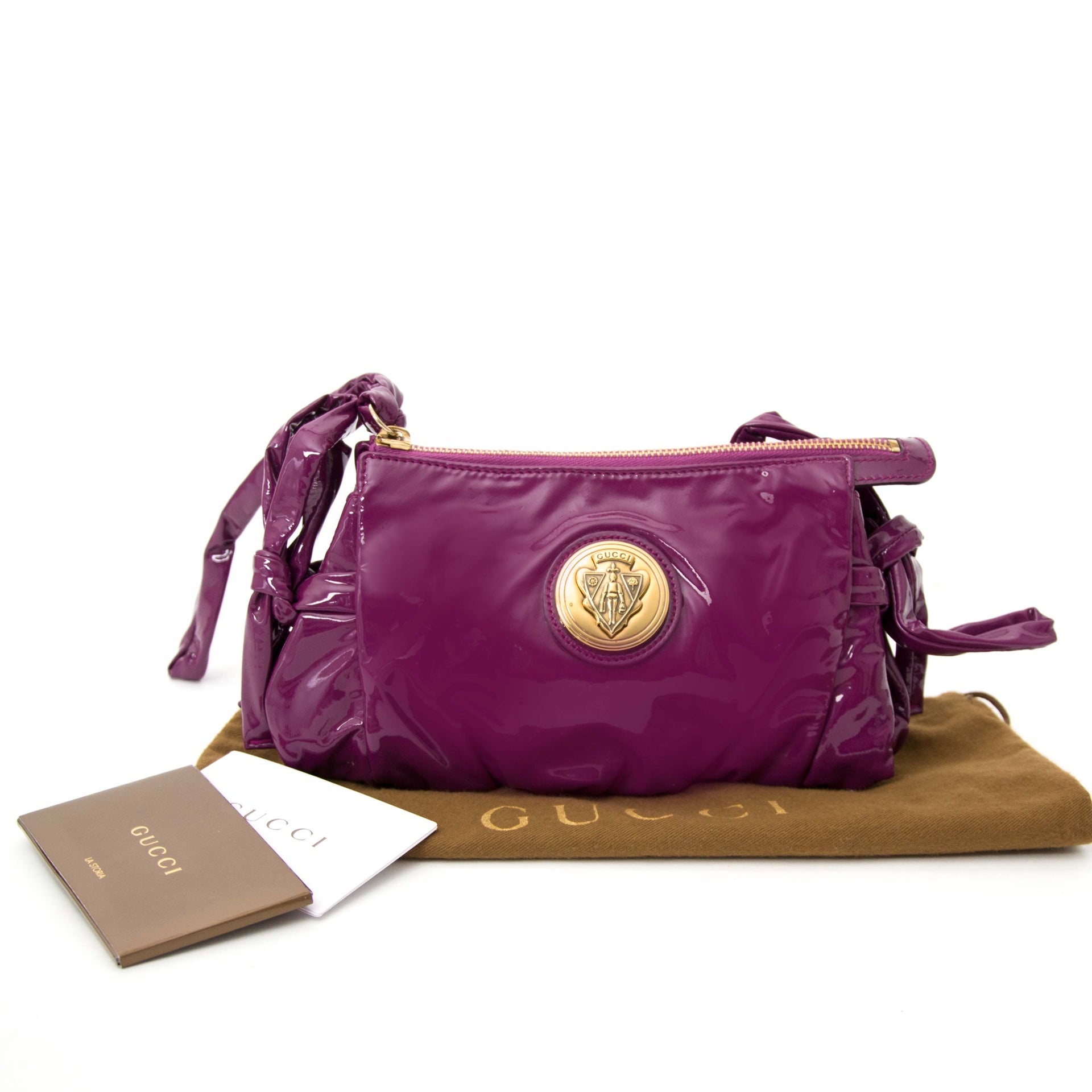 Authentique clutch d'occassion Gucci chez Labellov