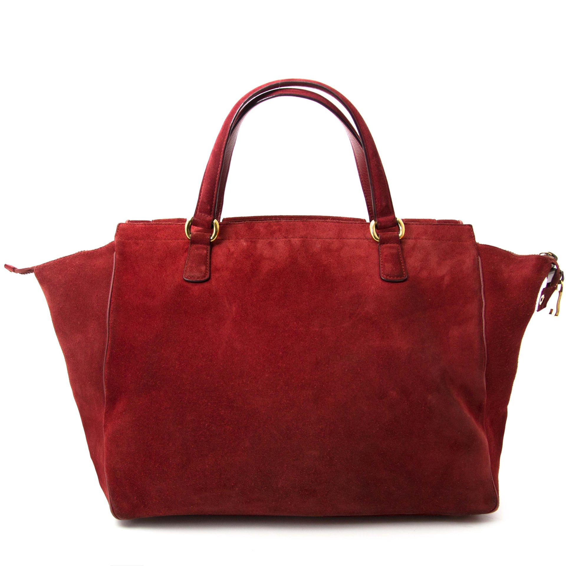 acheter en ligne seconde main sac a main Gucci 'Gucci 1973' Medium Suede Satchel