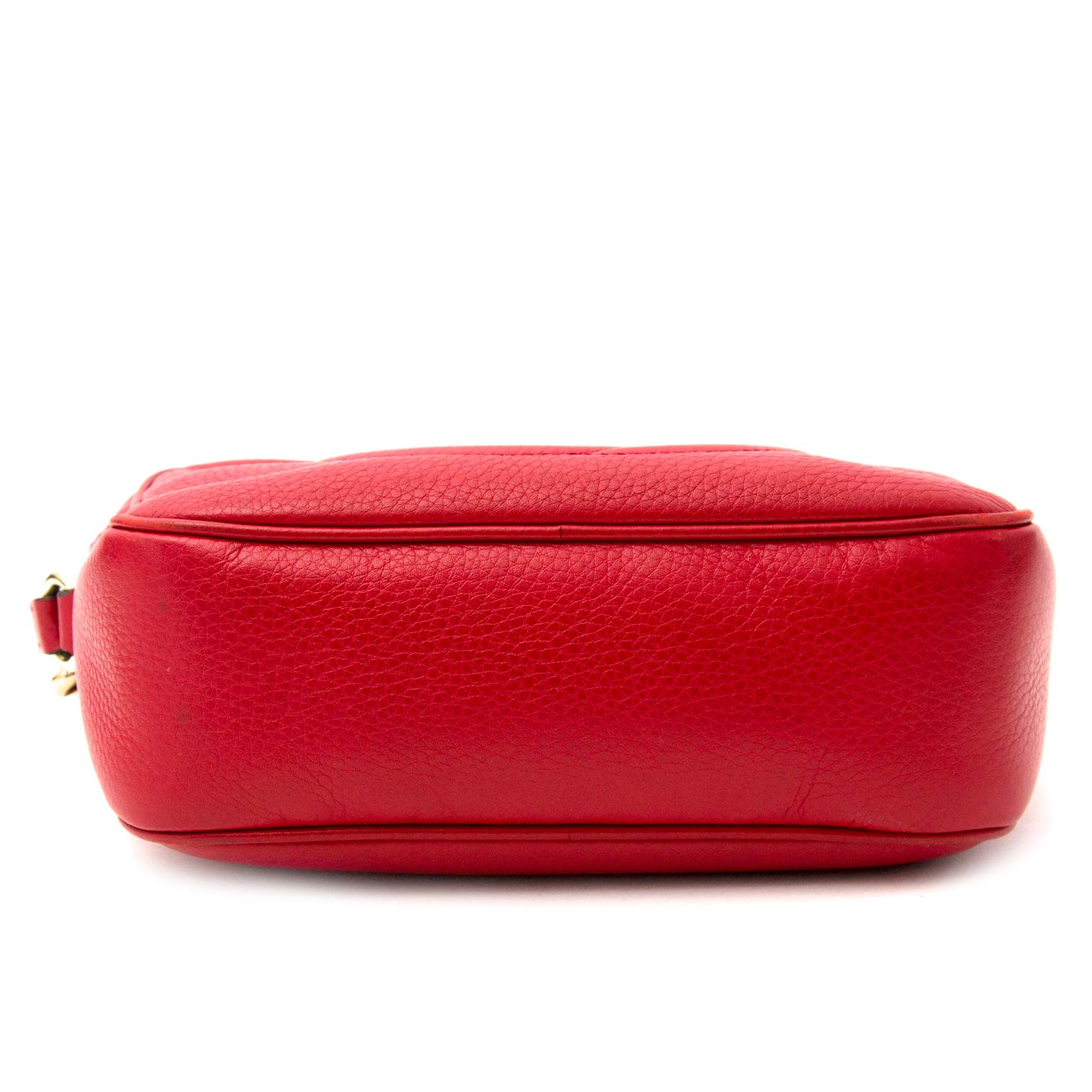 Buy your authentic designer Gucci Soho Disco Red Leather Shoulder Bag