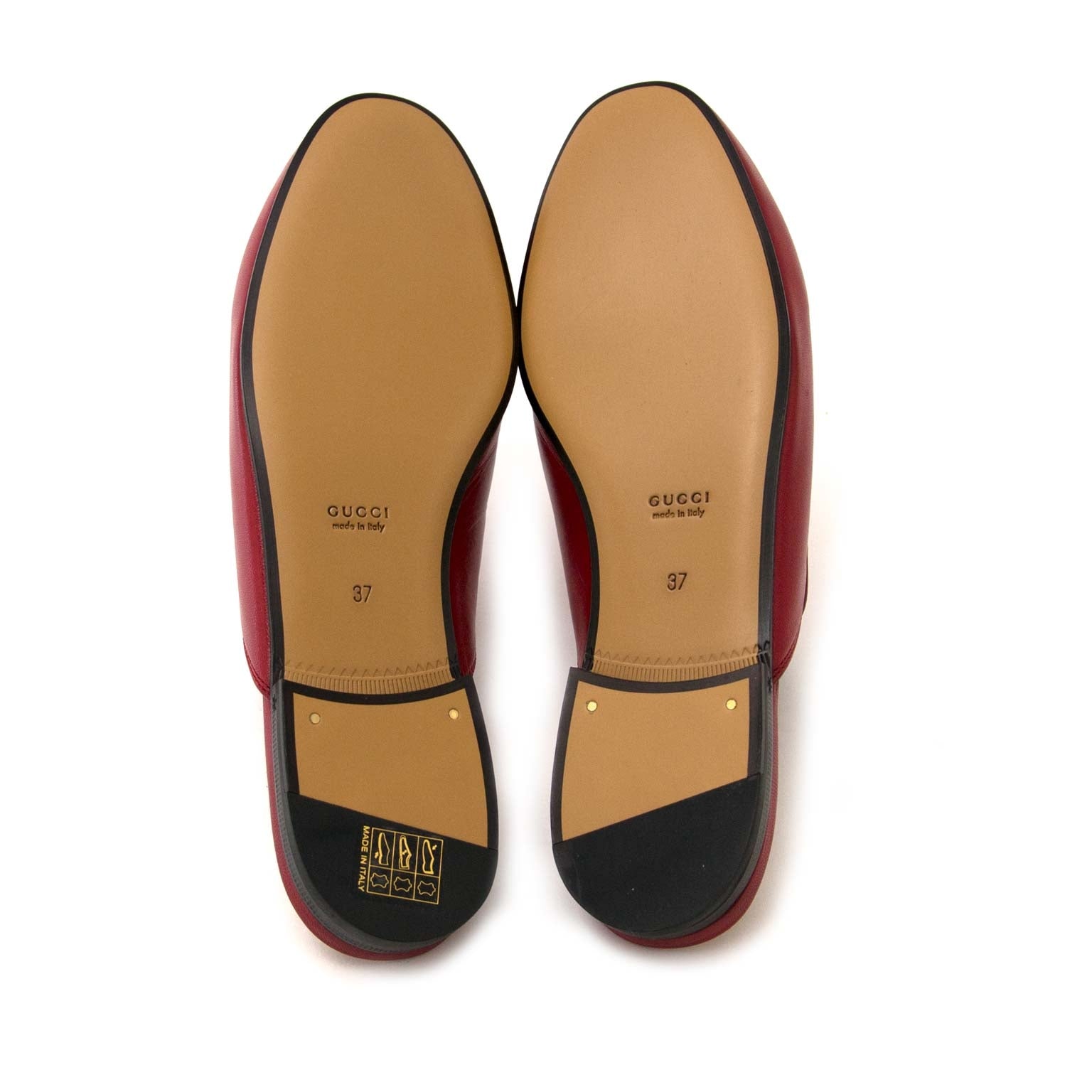 koop veilig Gucci Princetown Leather Slipper bij Labellov in Antwerpen