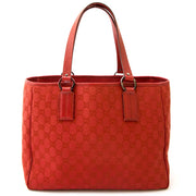 gucci red monogram canvas tote bag now online at labellov vintage fashion webshop belgium